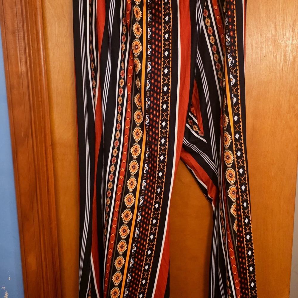 Stylish Multicolor Striped Women's Pants
